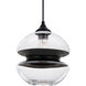 Hula 8 1 Light Black Outdoor Pendant