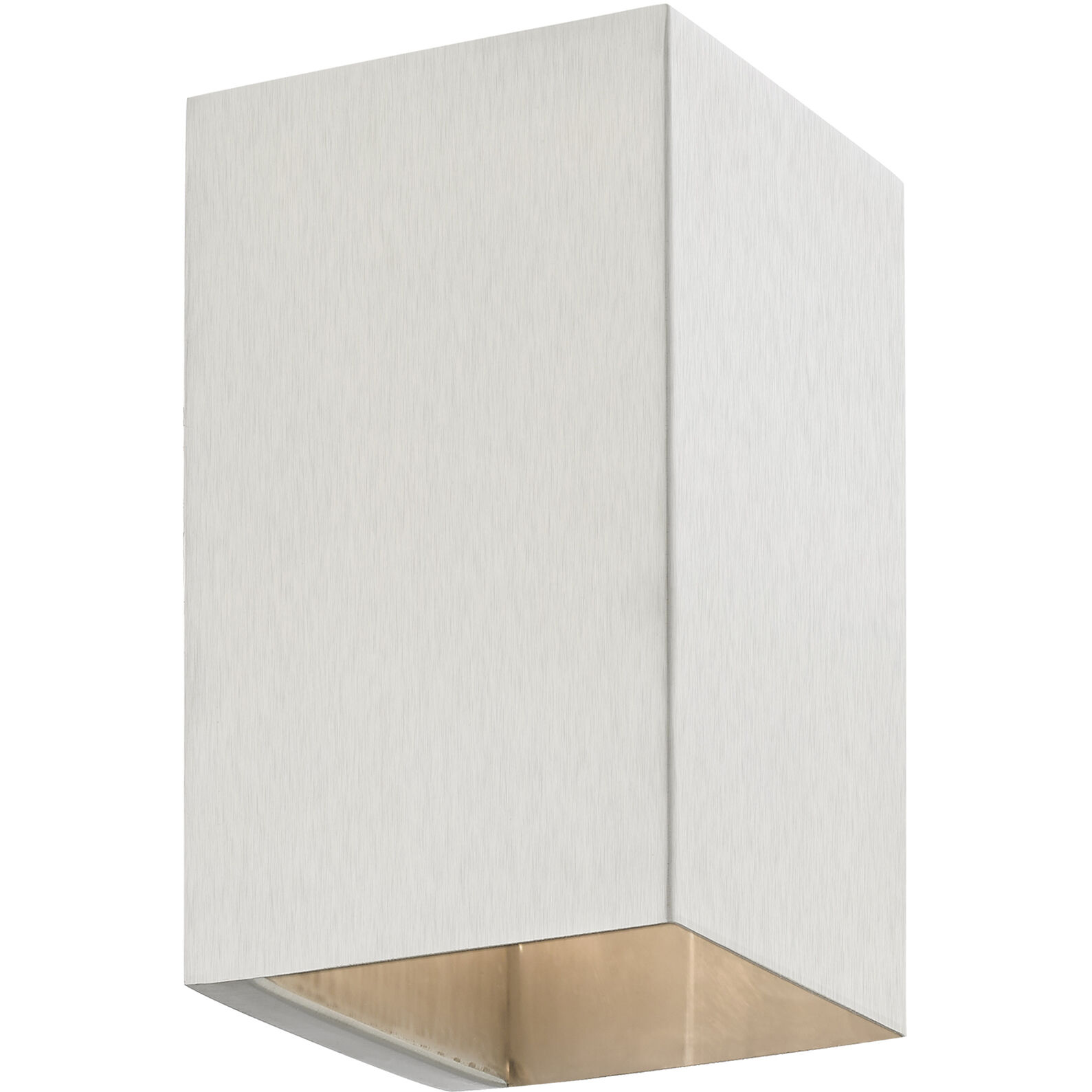 Derby 1 Light 7 inch Brushed Nickel Outdoor / Indoor Small Sconce, Small