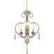 Dauphin 3 Light 18.75 inch Avignon Convertible Semi-Flush or Pendant Ceiling Light