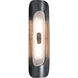Shield LED 7 inch Black and Clear Steel ADA Wall Sconce Wall Light