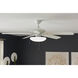 Soft Modern LED White Fan Light Kits