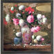 Quiet Study Pink and Blue and Red and Multi Canvas