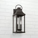 Bradford 2 Light 20.75 inch Oiled Bronze Outdoor Wall Lantern in Incandescent