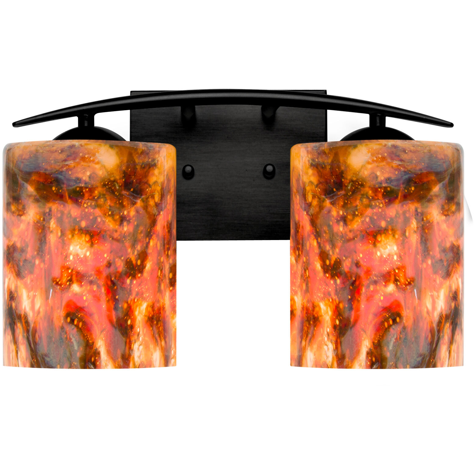 Lava LED 13 inch Black Vanity Light Wall Light