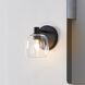 Valentina 1 Light 6.25 inch Matte Black Vanity Light Wall Light
