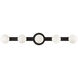 Pizzazz LED 31.5 inch Matte Black Wall Sconce Wall Light