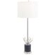 Oleada 40 inch 150.00 watt Polished Nickel Table Lamp Portable Light