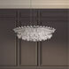 Trilliane Strands 8 Light 25 inch Polished Stainless Steel Pendant Ceiling Light in Heritage