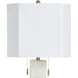 Cameron 35.75 inch 60.00 watt Alabaster and Brass and White Table Lamp Portable Light