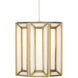 Daze 7 Light 16.5 inch Antique Brass Multi-Drop Pendant Ceiling Light