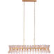 Gossamer Island Light Ceiling Light in Oxidized Gold Leaf