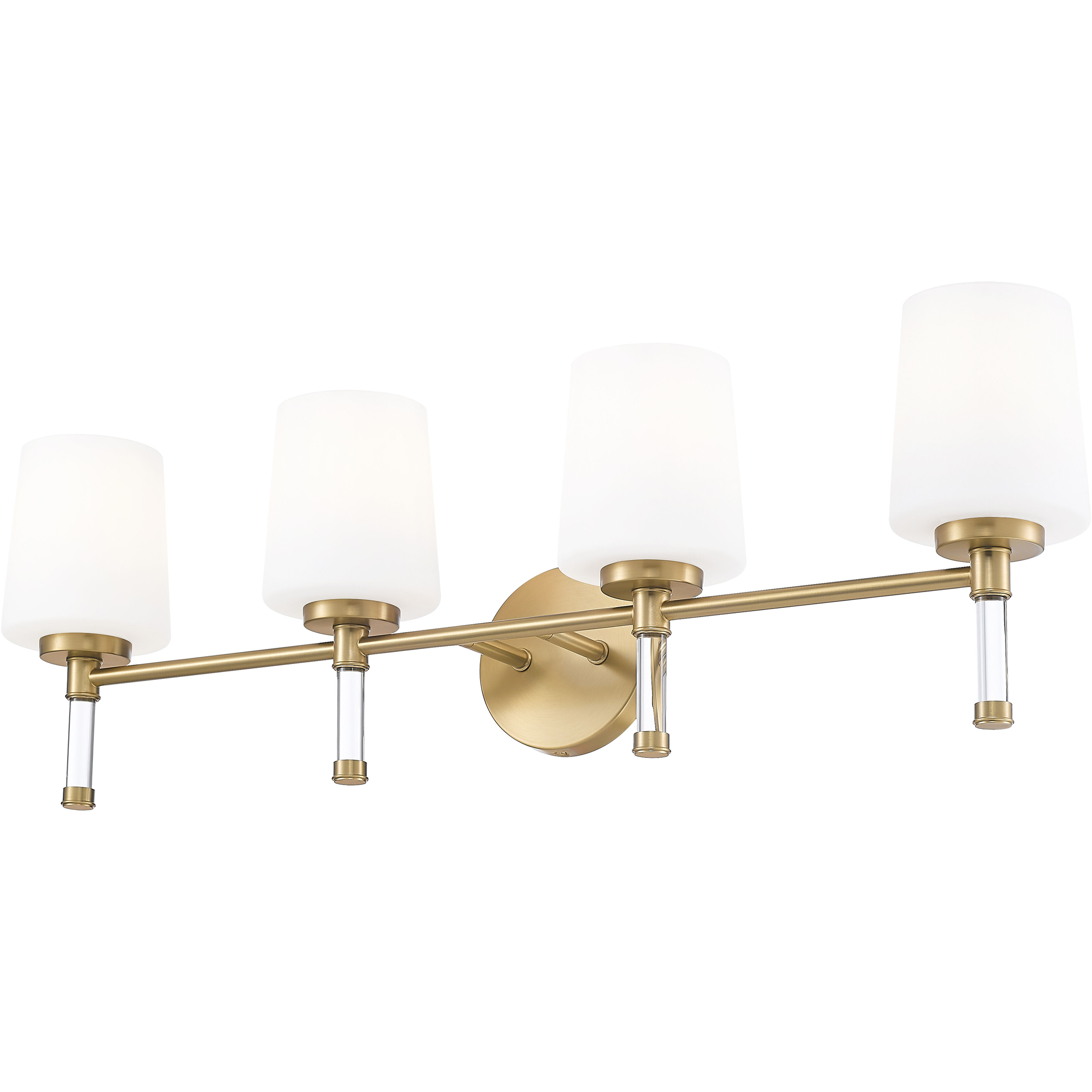 Henri Vanity Wall Light in Modern Gold
