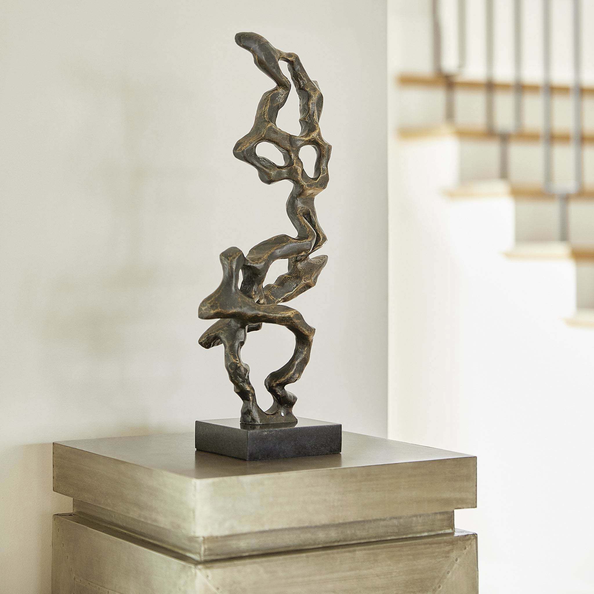 Anatolia 42 X 12 inch Antique White Pedestal, Large