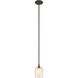 Arcadia 1 Light 5 inch Textured Iron Pendant Ceiling Light