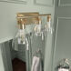 Van Nuys 3 Light 23.5 inch Alturas Gold Vanity Light Wall Light