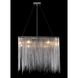 Fountain Ave. LED 24 inch Chrome Chandelier Ceiling Light