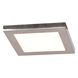 Boxer LED 6 inch Brushed Steel Flush Mount Ceiling Light