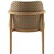 Chilton Pearl and Dark Blonde with Natural Teak Outdoor Dining Chair