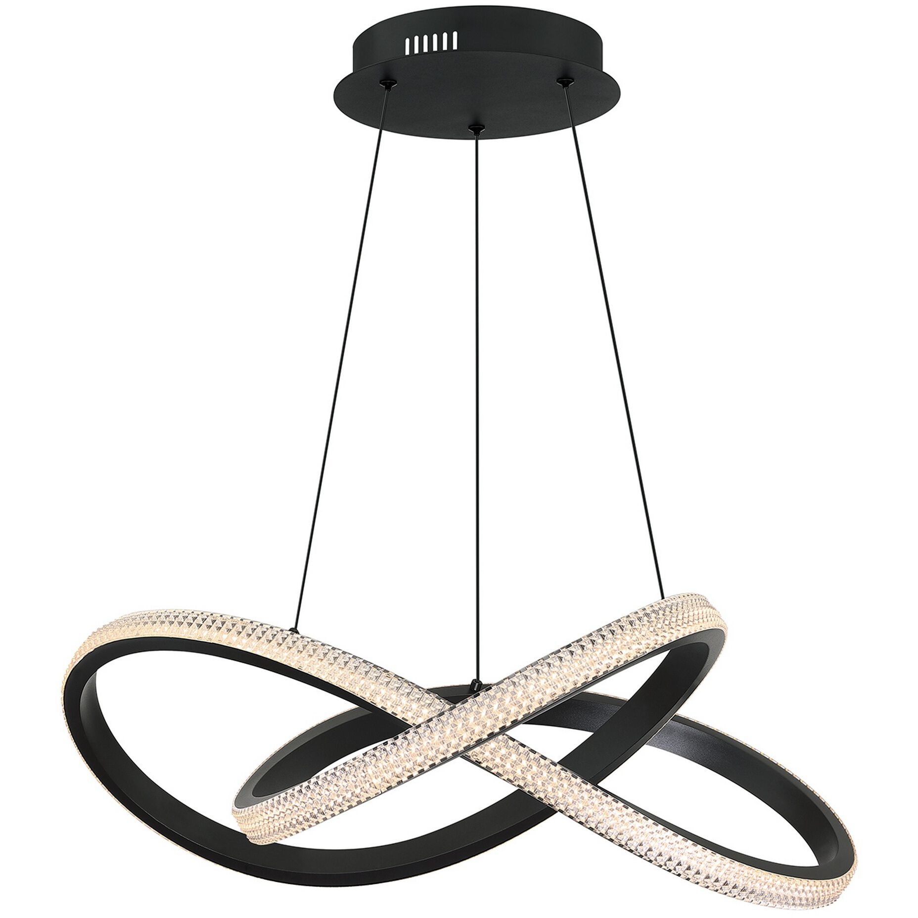 Prado 1 Light 24 inch Black Pendant Ceiling Light