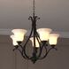 Monrovia 5 Light 26 inch Oil Rubbed Bronze Chandelier Ceiling Light