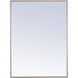 Monet 32 X 24 inch Silver Wall Mirror