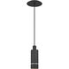 Mick De Giulio Sottile LED Nightshade Black Pendant Ceiling Light, Integrated LED