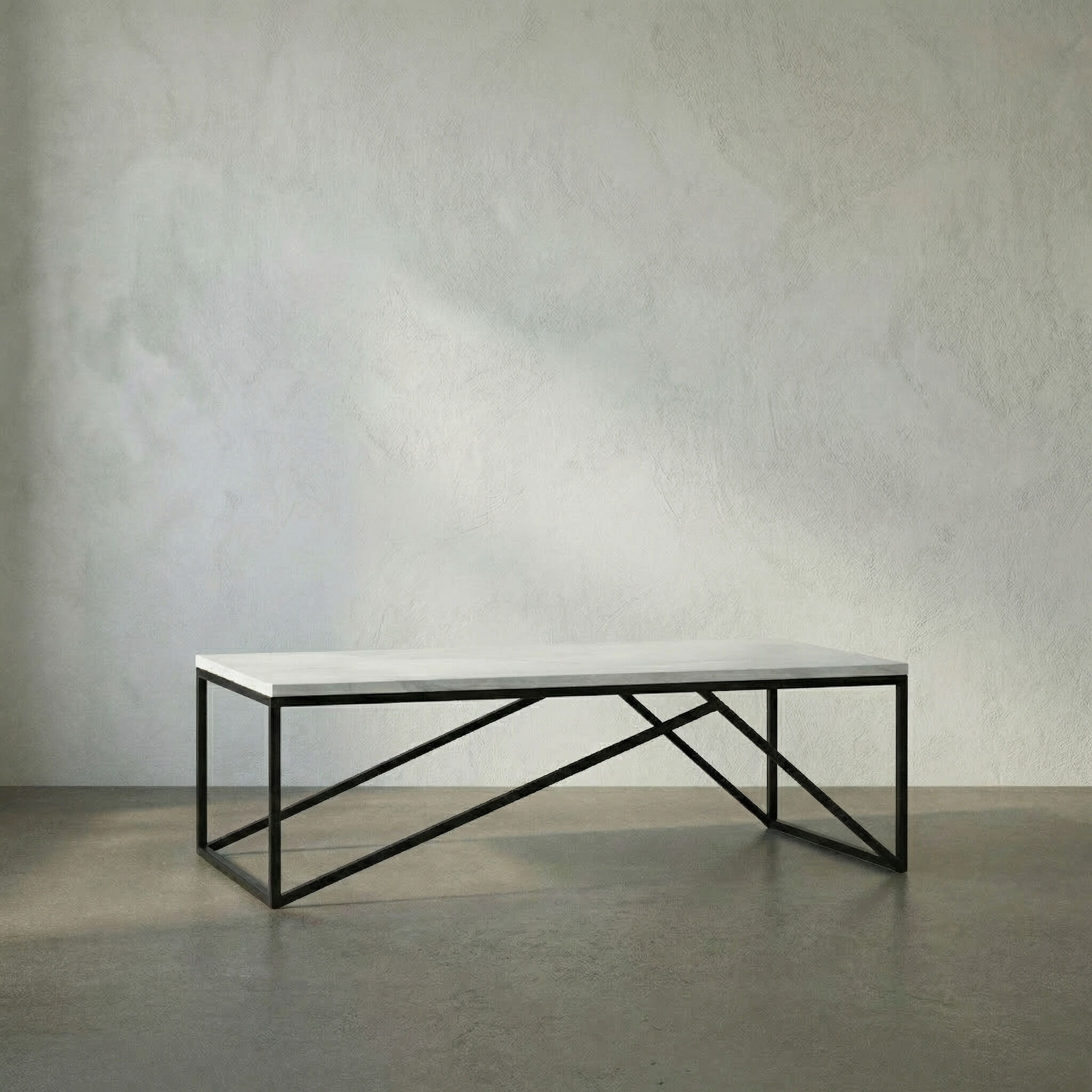 Molimo 64 X 32 inch Matte Black Coffee Table