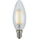 Edison LED E12 4 watt 2200k Bulb