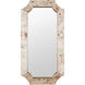 Farra 54 X 28 inch Poplar Burl with Weathered Brass Wall Mirror