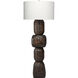 Totem 62 inch 100.00 watt Dark Black Floor Lamp Portable Light