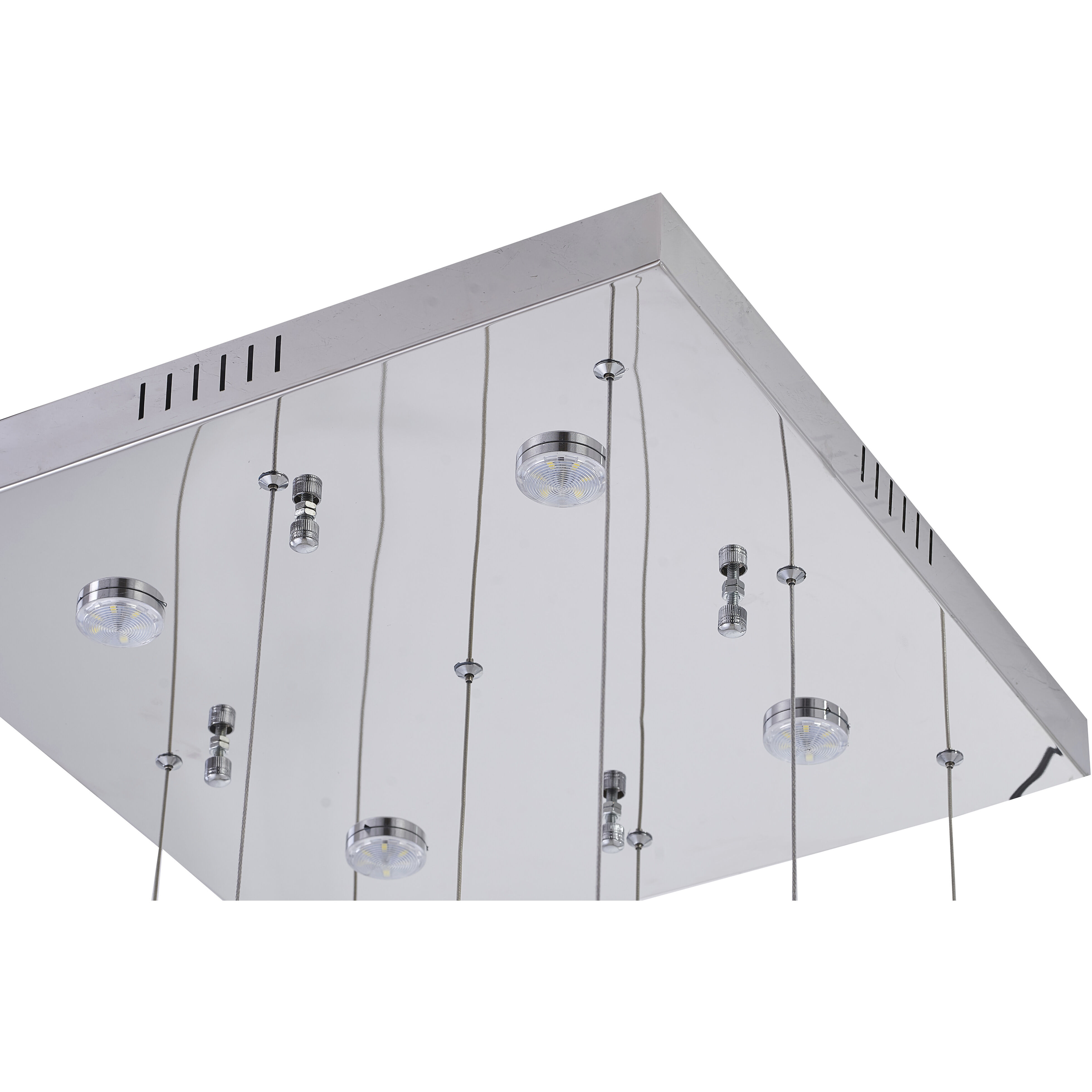 Canada LED 19.6 inch Chrome Chandelier Ceiling Light