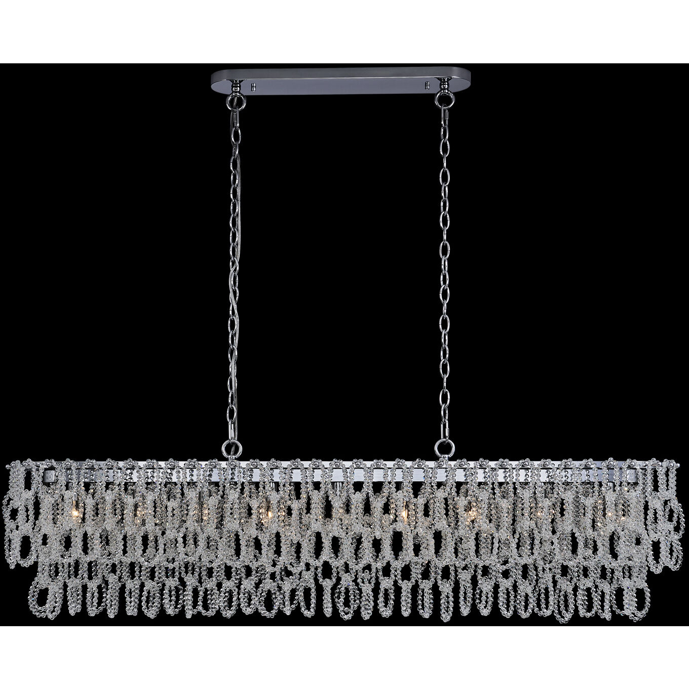 Loop Island Light Ceiling Light in Polished Chrome