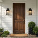 Braden 3 Light 23 inch Black Outdoor Wall Lantern