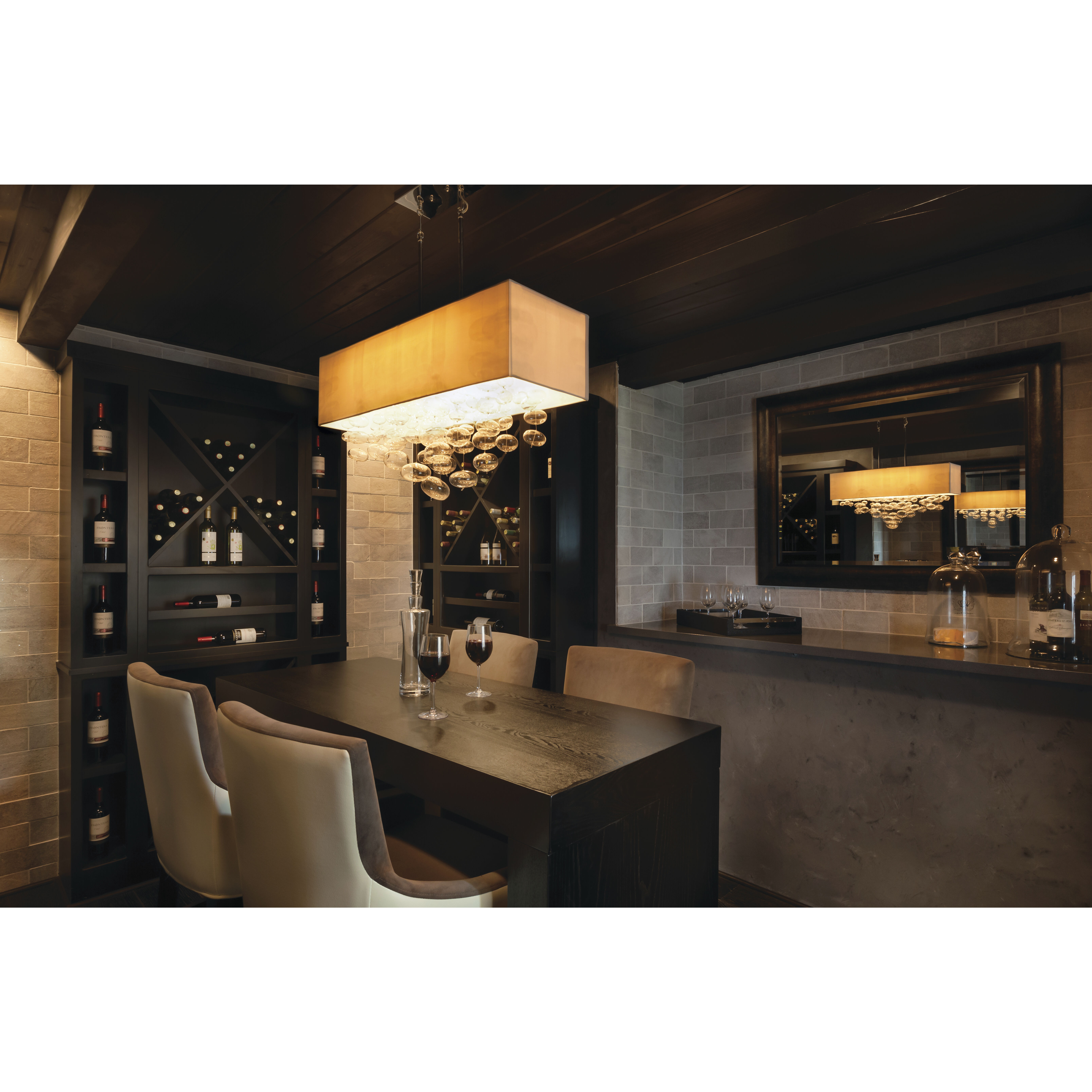 Piatt 6 Light 11 inch Chrome Chandelier Ceiling Light, Linear (Single)