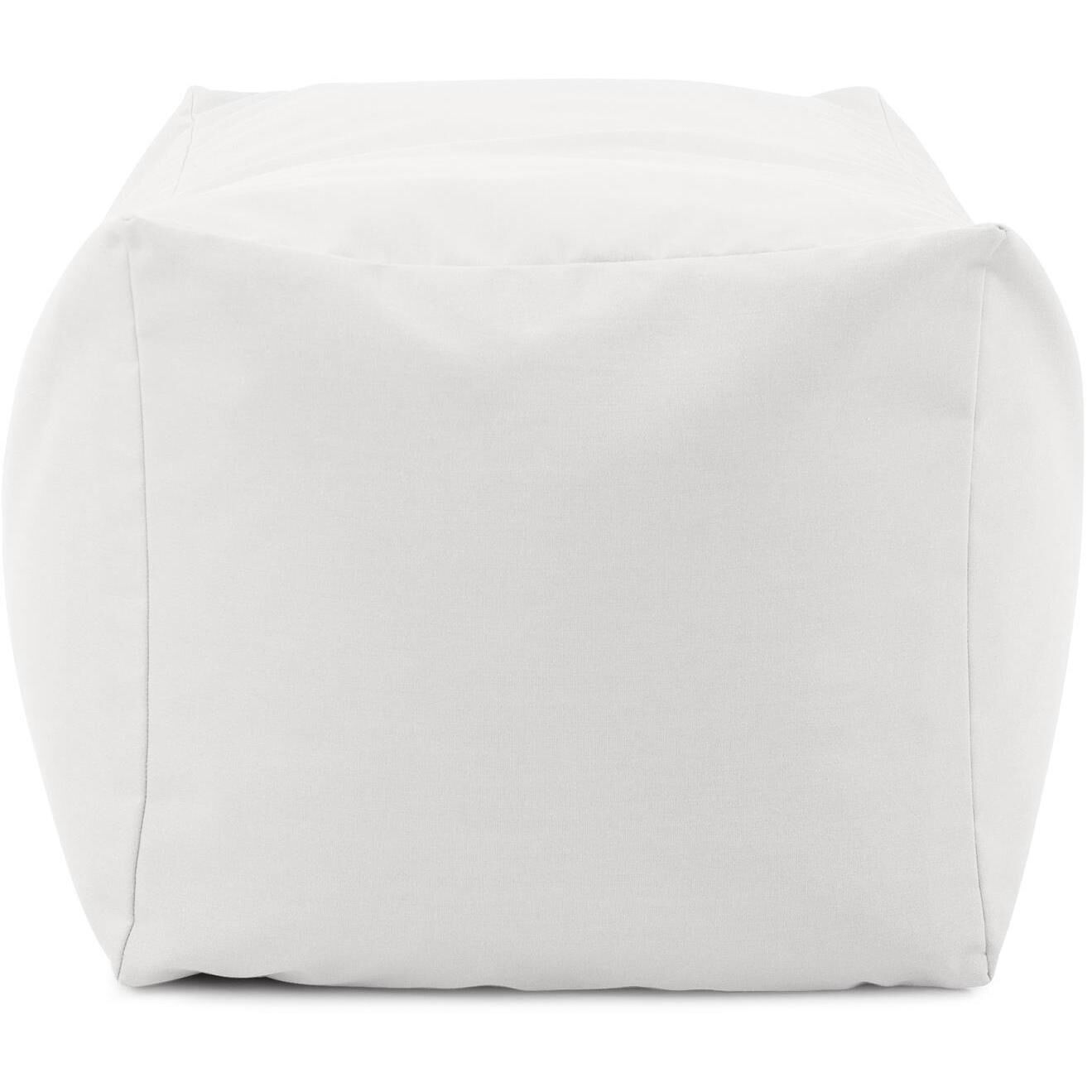 Seascape 18.25 inch Natural Outdoor Pouf Bench