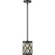Dealey 1 Light 6.25 inch Matte Black Pendant Ceiling Light