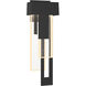Rainfall LED 18.9 inch Coastal Black Outdoor Sconce