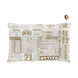 Mind Games 19 X 13 inch Camel and Dark Green Lumbar Pillow