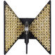 Machina 1 Light 10.75 inch Matte Black with Sulihiya Wall Sconce Wall Light, Smithsonian Collaboration