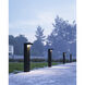 Evans 120-277 24 watt Black Exterior Bollard