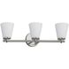 Fusion Collection - Alpino Family 25 inch Brushed Nickel Bath Bar Wall Light