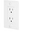 1G Duplex 125 White Outlet