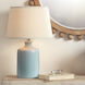 Milk Jug 22 inch 150 watt Light Blue Table Lamp Portable Light