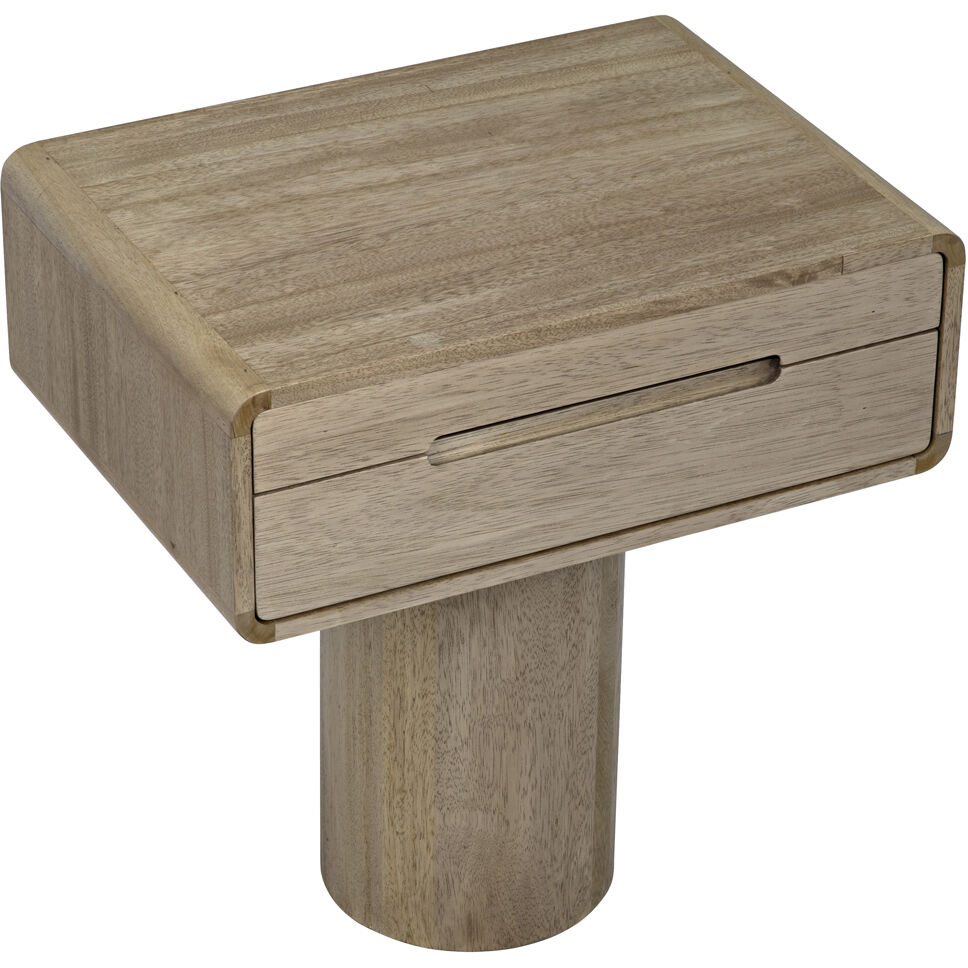 Langford 26 X 25 inch Washed Walnut Side Table