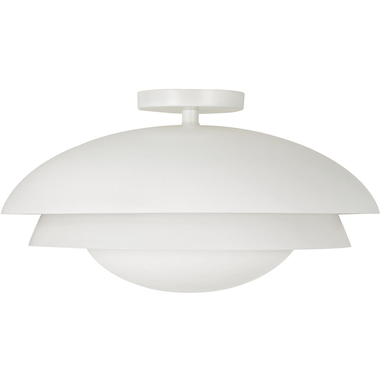 Jensen 1 Light 17.75 inch Semi-Flush Mount