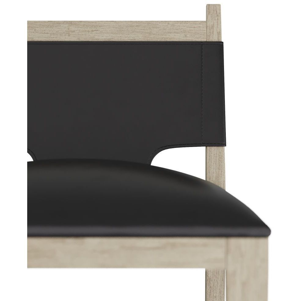 Burdock 18.5 inch Black Bar Stool