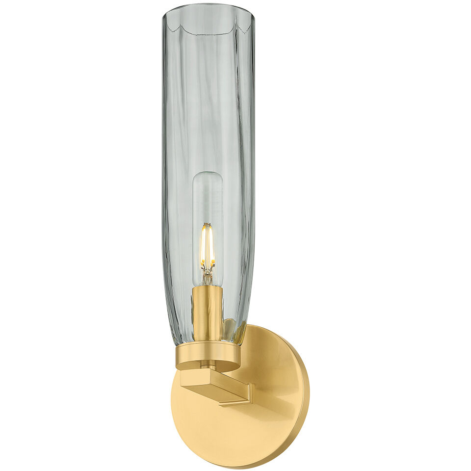 Harpswell 1 Light 4.75 inch Aged Brass Bath and Vanity Wall Light