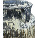 Agrigento Antique White and Blue Drip Outdoor Planter