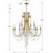 Arcadia 12 Light 32.5 inch Antique Gold Chandelier Ceiling Light