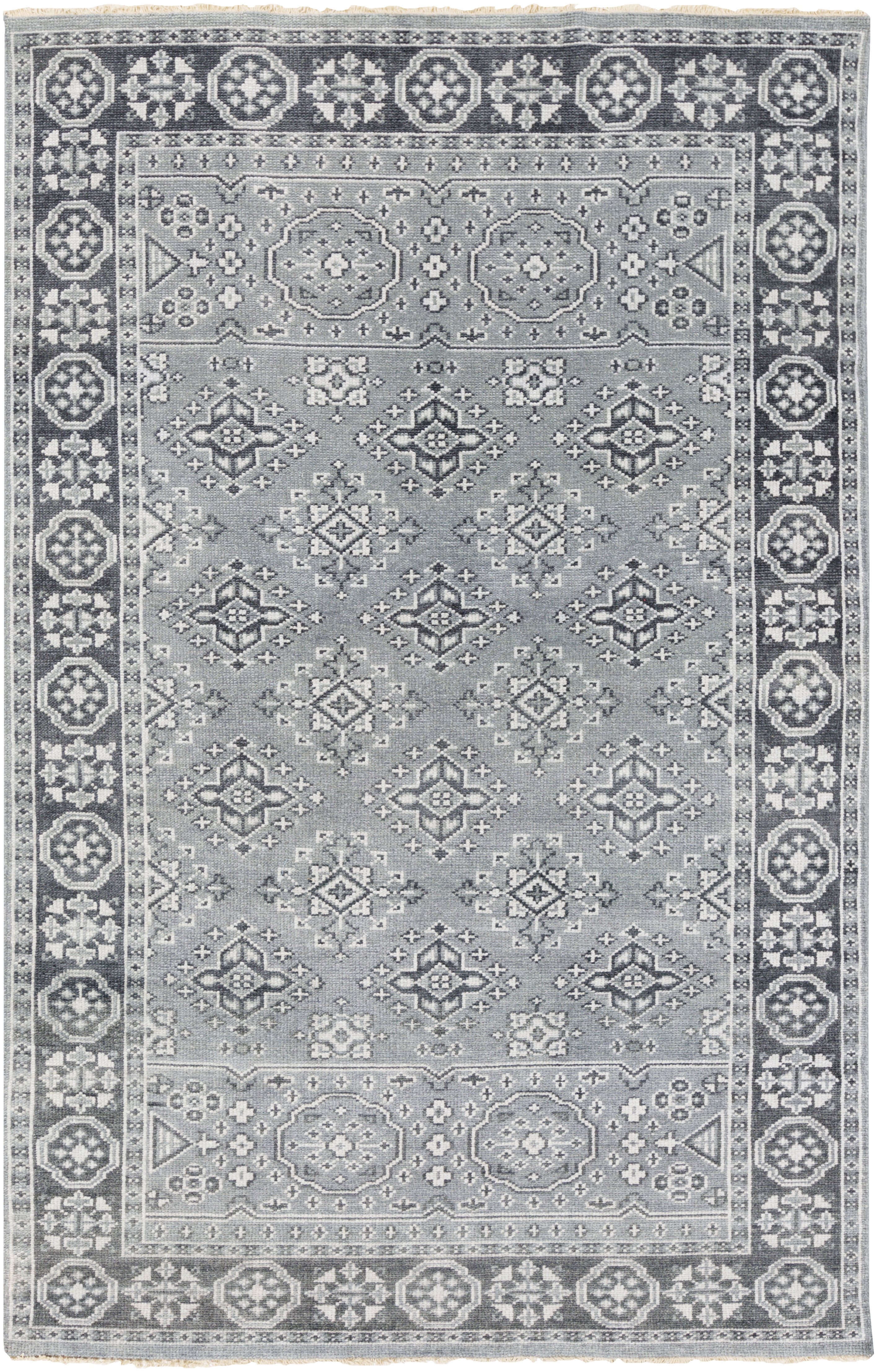 Nero 102 X 66 inch Deep Teal Rug, Rectangle